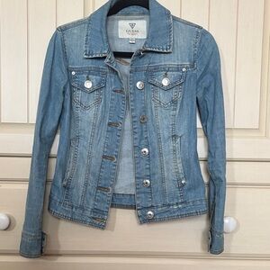 GUESS Light Blue Denim Jacket for Women